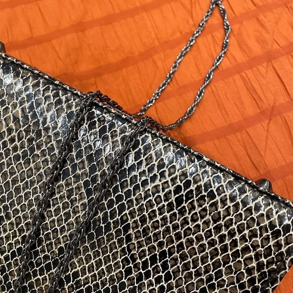 COPY - SNAKE PRINT PURSE - Picture 5 of 12